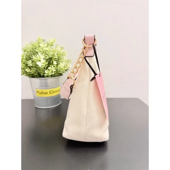 Juicy Couture Berry Sweet Hobo Shoulder Bag Color Natural #17 NWT - Picture 4 of 11